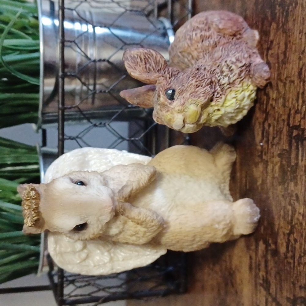 Set of 2 of the sweetest bunnies!